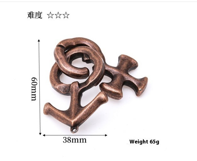 Educational Unlock Toys Burr Puzzle Burr Puzzle Children Intelligence Unclasp Full Set Chinese String Puzzle Horseshoe Lock