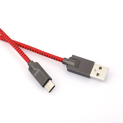 Compatible with Apple , Suitable For Apple Android TYPE-C Zinc Alloy Data Cable