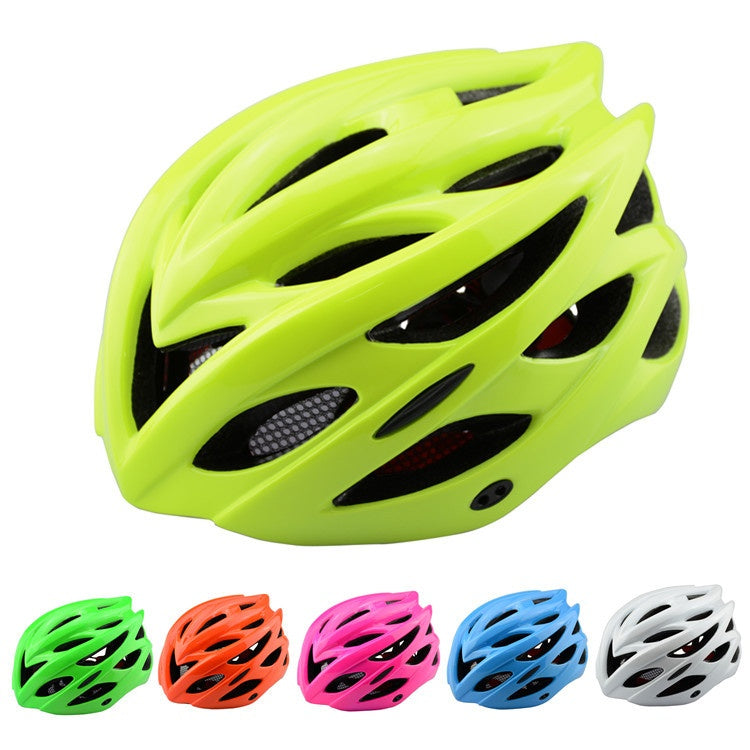 Bicycle integrated riding helmet