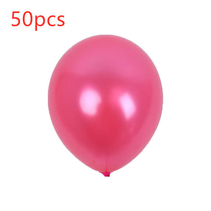 Pearlescent latex balloon