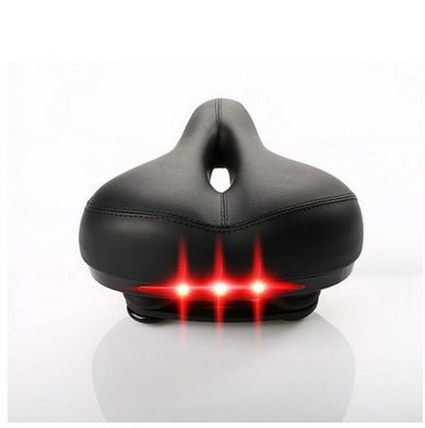 Bicycle seat with light