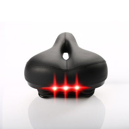 Bicycle seat with light