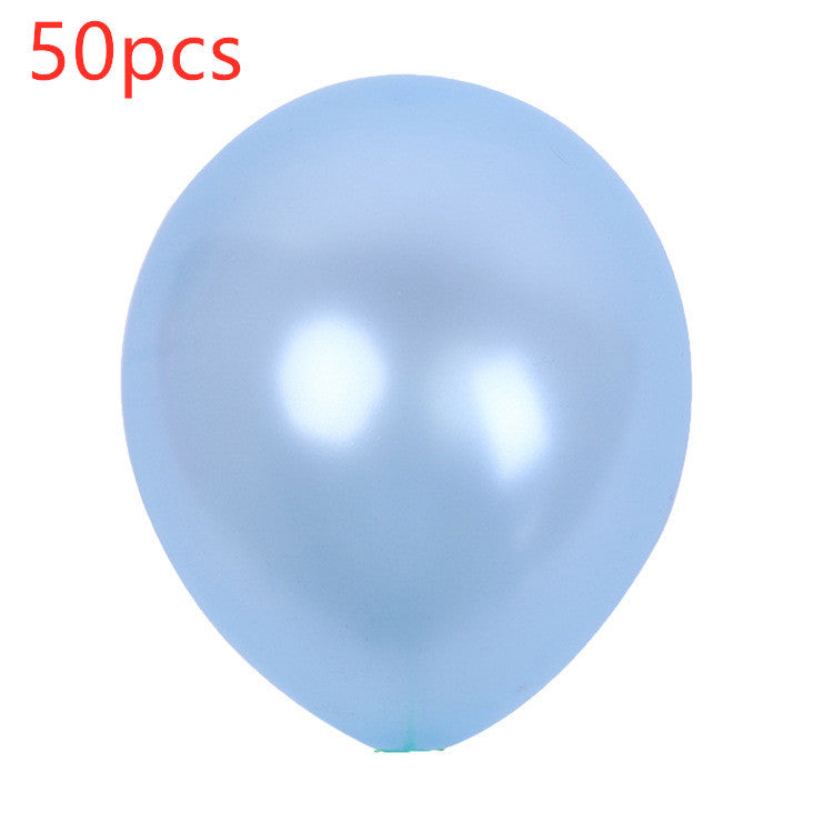 Pearlescent latex balloon