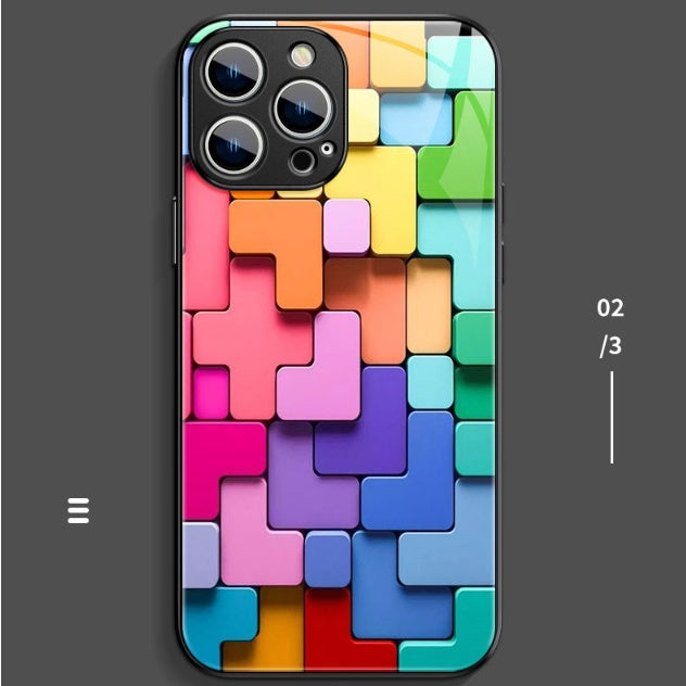 Color Building Blocks Are Mobile Phone Case