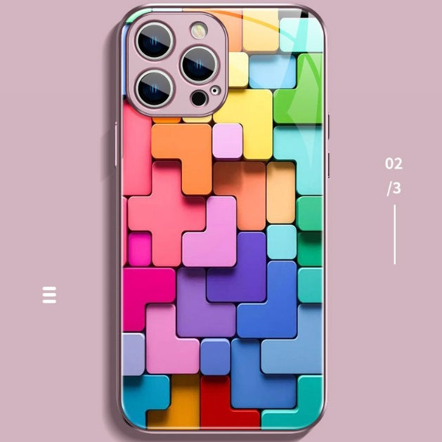 Color Building Blocks Are Mobile Phone Case