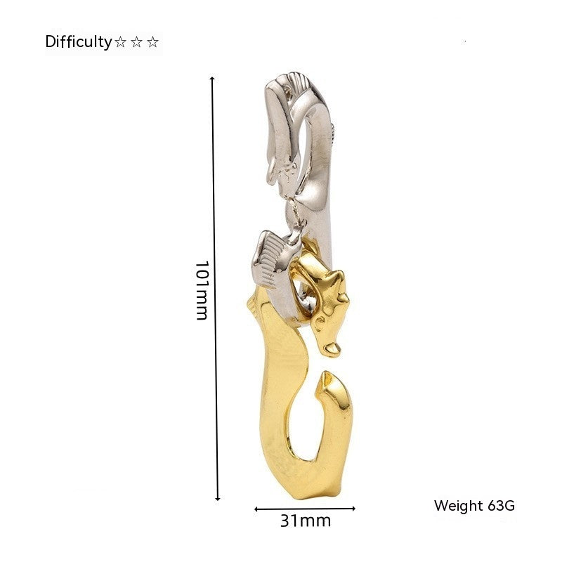 Educational Unlock Toys Burr Puzzle Burr Puzzle Children Intelligence Unclasp Full Set Chinese String Puzzle Horseshoe Lock