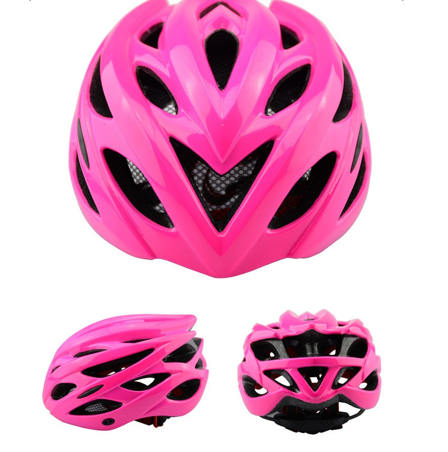 Bicycle integrated riding helmet