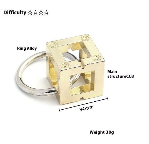 Educational Unlock Toys Burr Puzzle Burr Puzzle Children Intelligence Unclasp Full Set Chinese String Puzzle Horseshoe Lock