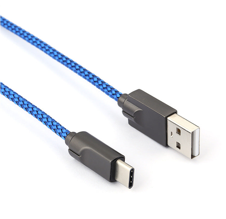 Compatible with Apple , Suitable For Apple Android TYPE-C Zinc Alloy Data Cable