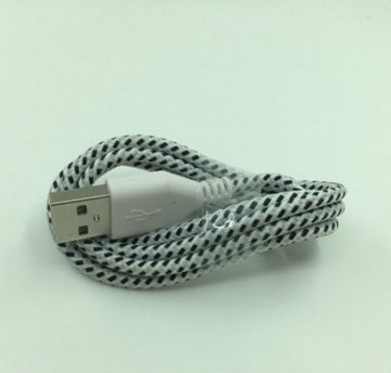 Nylon Braided Micro USB Cable Data Sync USB Charger Cable