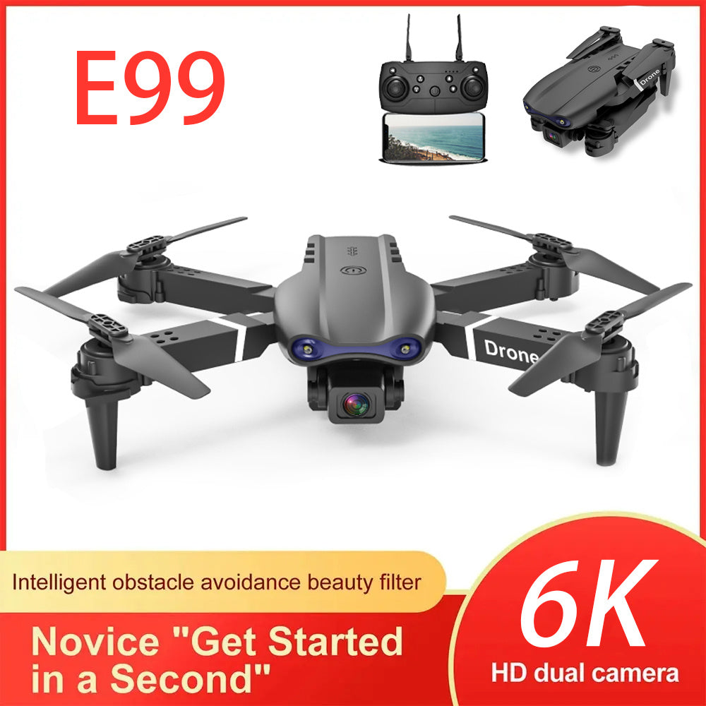 E99 Folding Drone Quadcopter Remote Control Handle Four Axis HD 4K Photography UAV Altitude Fixation