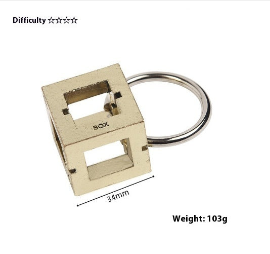 Educational Unlock Toys Burr Puzzle Burr Puzzle Children Intelligence Unclasp Full Set Chinese String Puzzle Horseshoe Lock