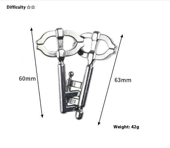 Educational Unlock Toys Burr Puzzle Burr Puzzle Children Intelligence Unclasp Full Set Chinese String Puzzle Horseshoe Lock