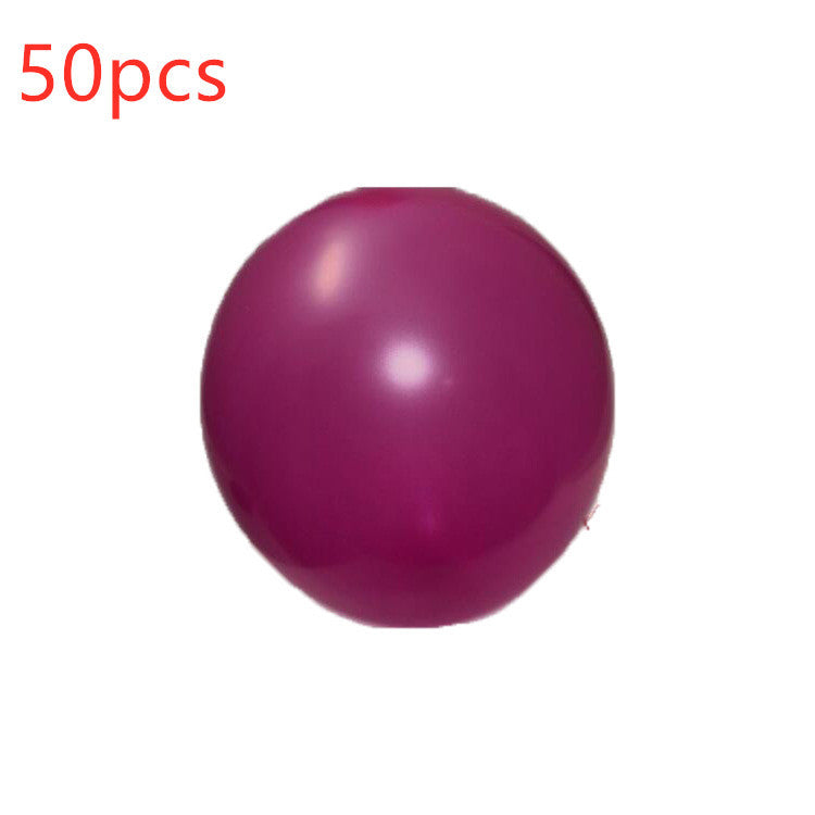 Pearlescent latex balloon