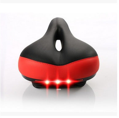 Bicycle seat with light