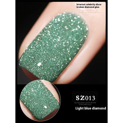 18-color Manicure Disco Diamond In The Debris Glue Super Bright