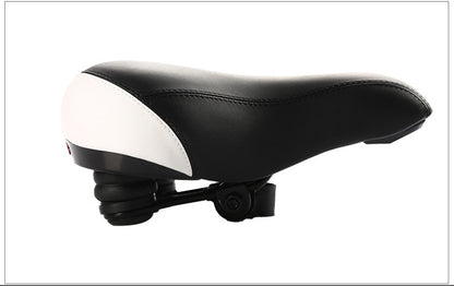 Bicycle seat with light