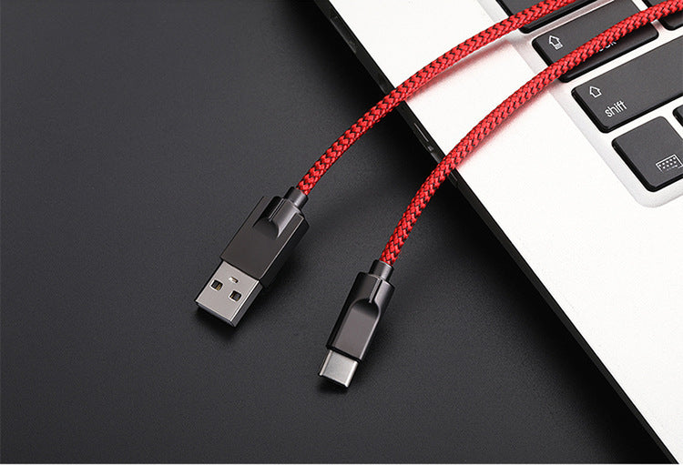 Compatible with Apple , Suitable For Apple Android TYPE-C Zinc Alloy Data Cable