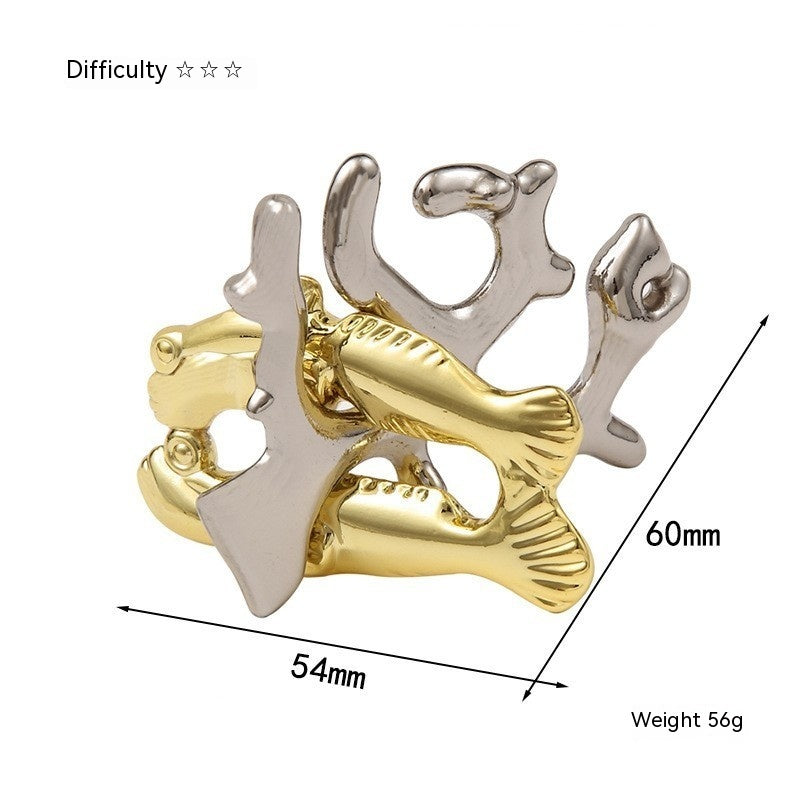 Educational Unlock Toys Burr Puzzle Burr Puzzle Children Intelligence Unclasp Full Set Chinese String Puzzle Horseshoe Lock