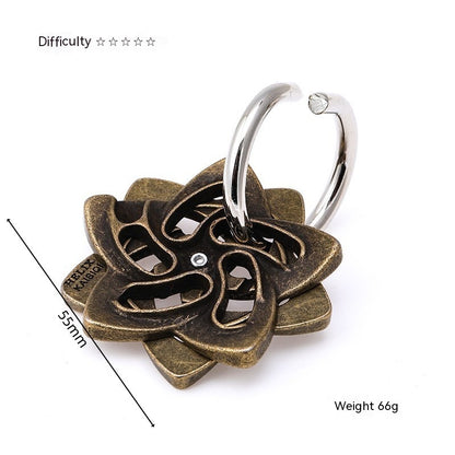 Educational Unlock Toys Burr Puzzle Burr Puzzle Children Intelligence Unclasp Full Set Chinese String Puzzle Horseshoe Lock